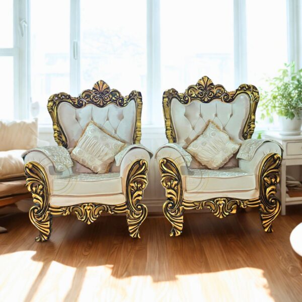 Wood 5 Seater Sofa Set Yogorw 3