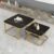 Chic and Functional Metal Square Nesting Tables Set of 2
