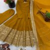 Designer Gown Set with Bottom & Dupatta 6