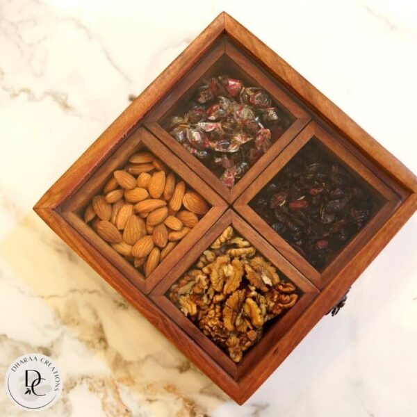 Wooden Dry Fruit & Spice Storage Box 3
