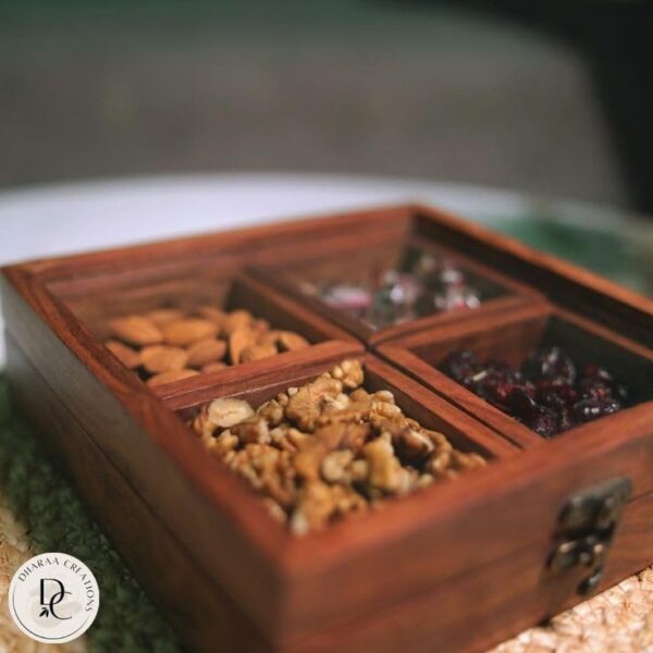 Wooden Dry Fruit & Spice Storage Box 2