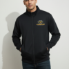 YOGROW Premium Men's Black Full-Zip Sweatshir
