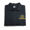 YOGROW Premium Men's Black Full-Zip Sweatshir 4
