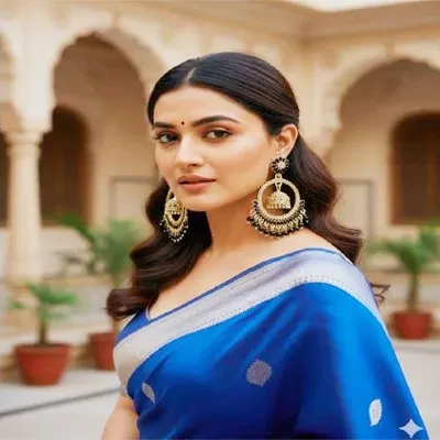 Jhumka Style Hoop Earrings