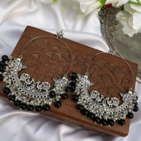 Elegant Silver Hoop Earrings