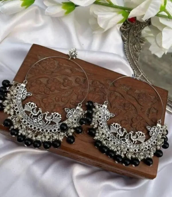 Elegant Silver Hoop Earrings