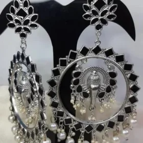 Statement Silver Earrings