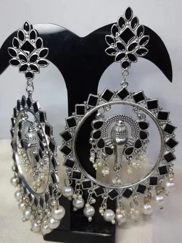 Statement Silver Earrings