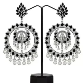 Statement Silver Earrings