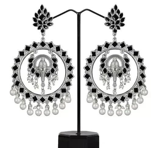 Statement Silver Earrings