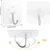 Transparent seamless Adhesive wall Hooks