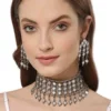 Statement Mirror Choker Necklace