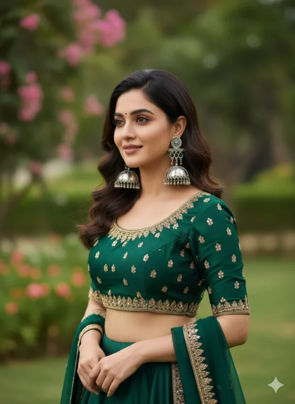 Boho Oxidised Enamel Jhumka Earrings