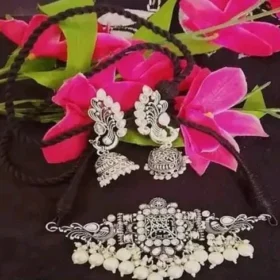 Oxidized Choker Set Combo