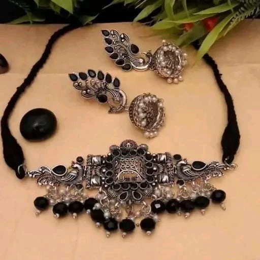 Oxidized Choker Set Combo