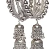 Jhumka Dangler Bangle Set (silver)