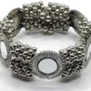Mirror Work Ghungroo Bangle (silver)