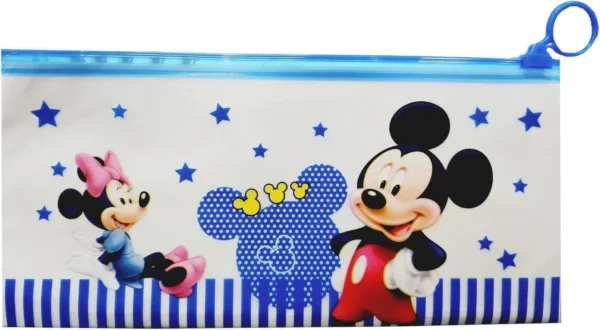 Cartoon Printed Zipper Pouch (Pack of 12)