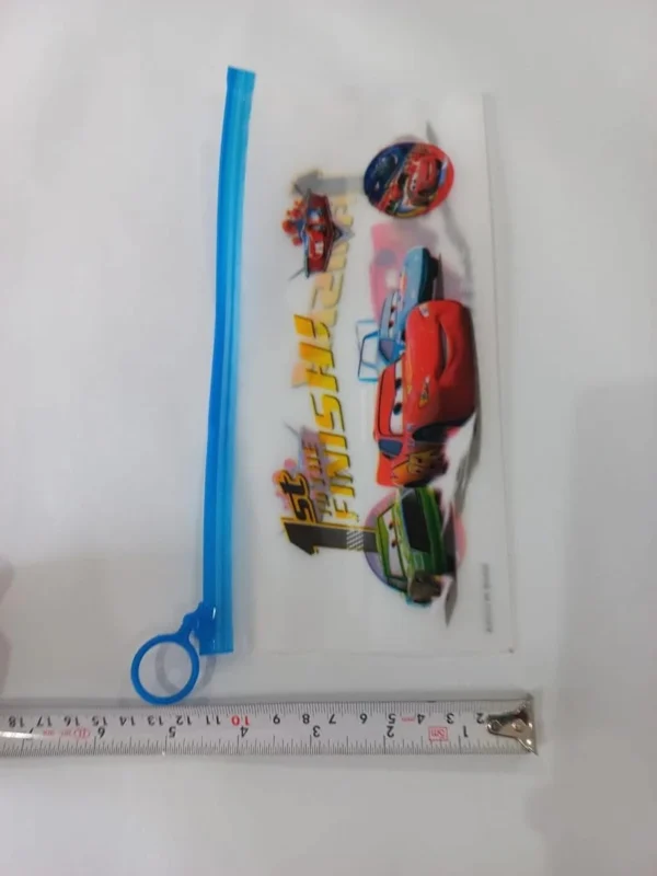 Cartoon Printed Zipper Pouch (Pack of 12)