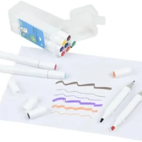 Dual Tip Marker Pen Set (Pack of 12)