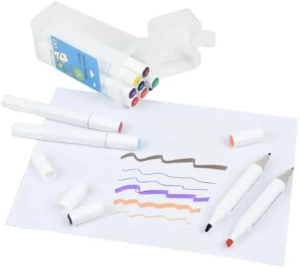 Dual Tip Marker Pen Set (Pack of 12)