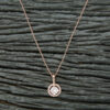 Western Rose Gold Plated Tennis Chain