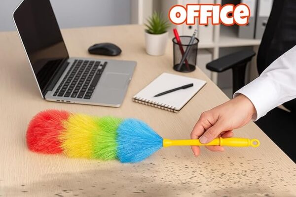 Multipurpose Microfiber Feather Duster | Rainbow Static Duster Cleaning for Home, Office, Car and Bike