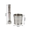 Aravi Stainless Steel Mortar and Pestle Set