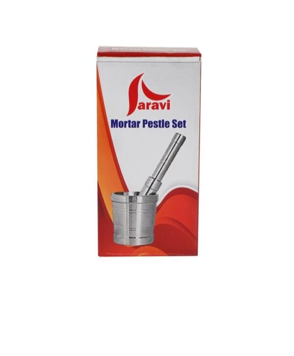 Aravi Stainless Steel Mortar and Pestle Set