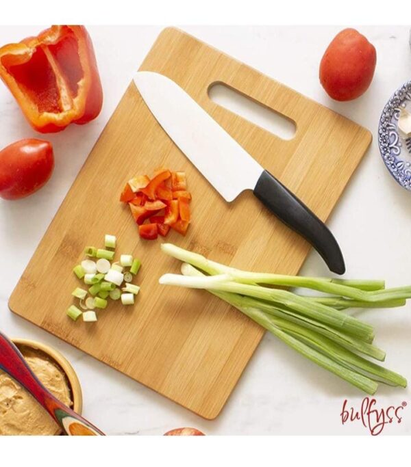 Bulfyss Premium Large Wood Cutting Board for Kitchen