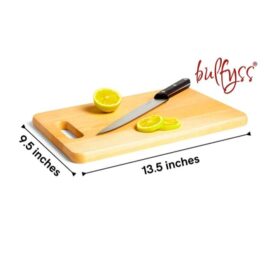 Bulfyss Premium Large Wood Cutting Board for Kitchen