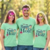 Holi T-shirts For Couples and Family friends