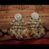 Traditional Gold Plated Pearl 3 layer Jhumki