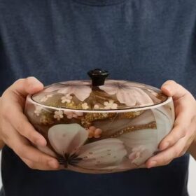 Wooden Chapati Box Floral Chapati Box