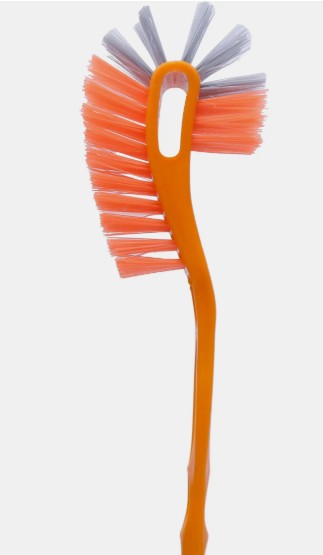 Shine Act Ultimate 2-in-1 Double Hockey Toilet Brush - High-Grip Cleaning Brush
