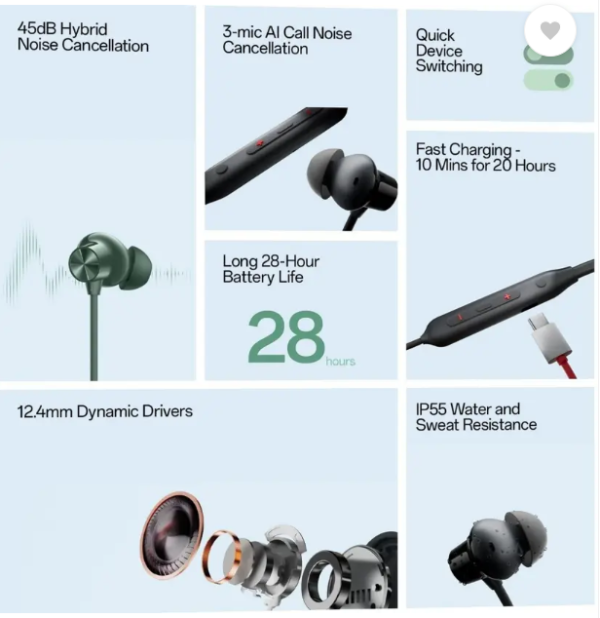 T ZED Magnet On Of Zero Seconds Working Bluetooth headphone 75 Hours Battery backup Bluetooth 1