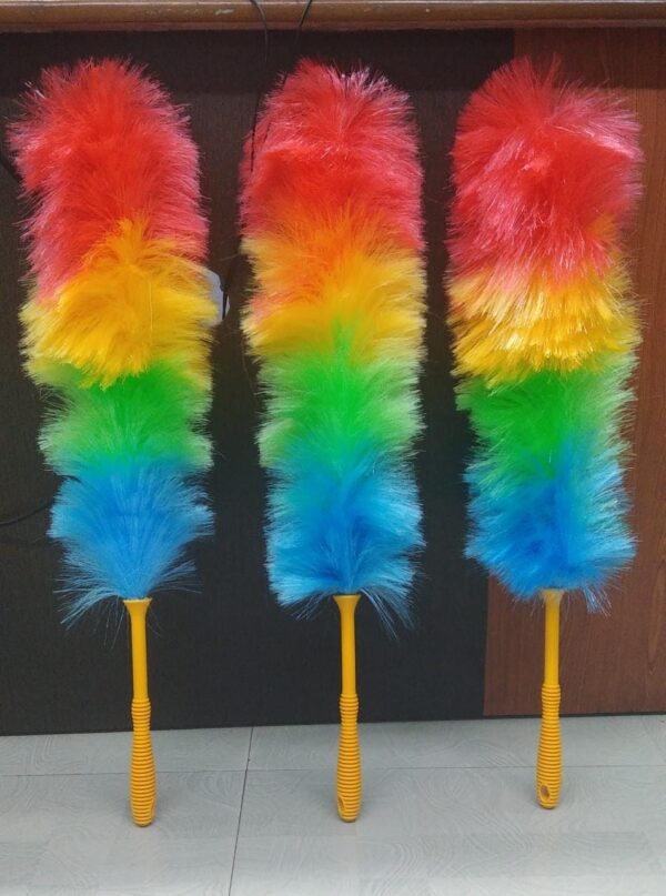 Multipurpose Microfiber Feather Duster | Rainbow Static Duster Cleaning for Home, Office, Car and Bike