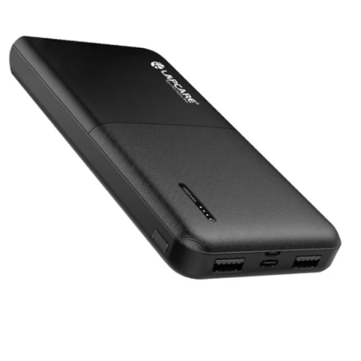LAPCARE Smart Tank 10000Mah Fast Charging Power Bank Dual USB Port Led Indicator Light Weight Multi Protocol Support Multi Circuit Protection Compact & Slim Design Made in India