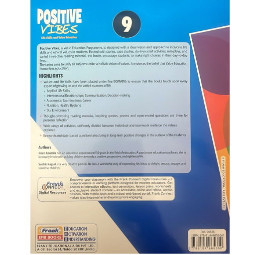 Positive Vibes Life Skills And Value Education 9